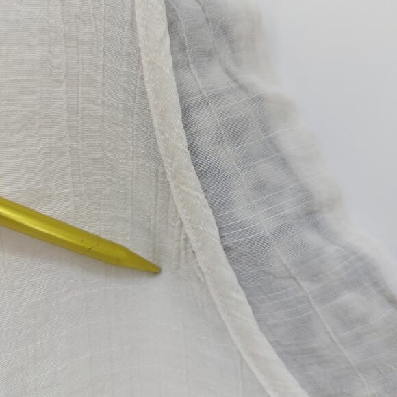 Kona Sol Cover Up Plum Purple Tassel Trim Boho Embroidered M - Picture 4 of 16